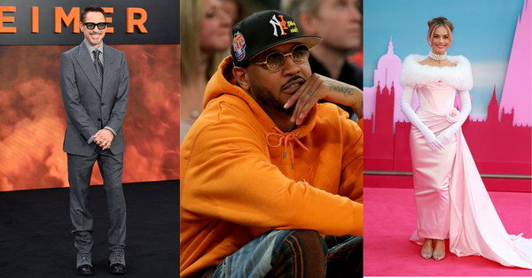 Carmelo Anthony, Robert Downey Jr. and Margot Robbie