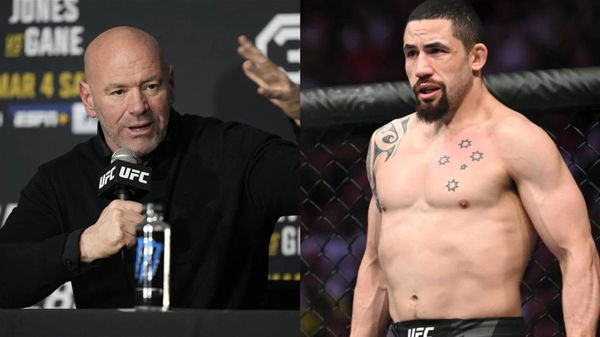 Dana White and Robert Whittaker