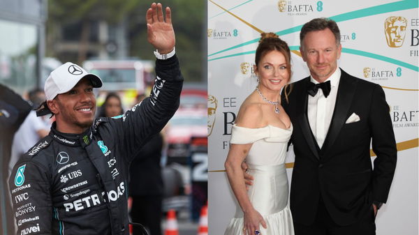 Lewis Hamilton, Christian Horner &#038; Geri Halliwell