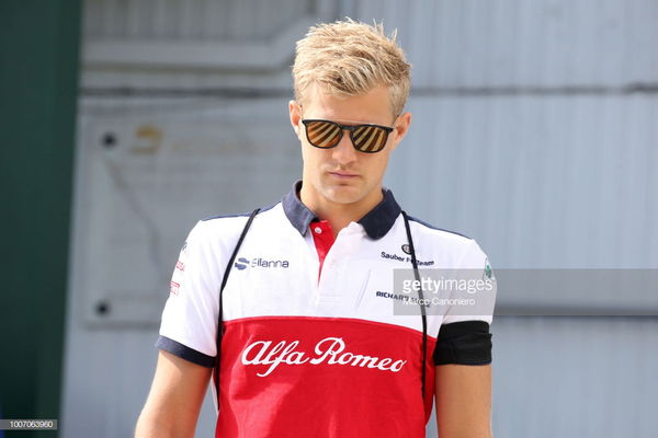 Marcus Ericsson of  	Sweden and  Sauber Alfa Romeo   in the