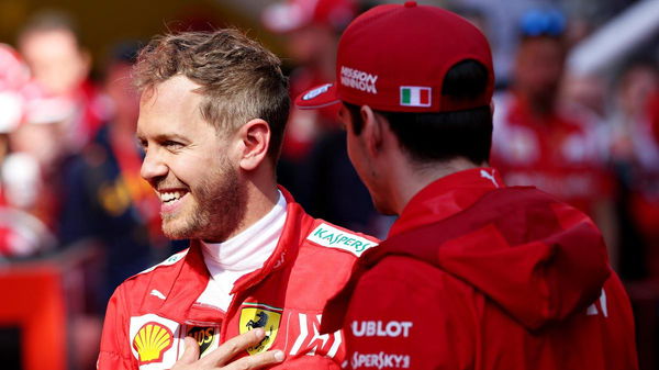 Sebastian Vettel smiling