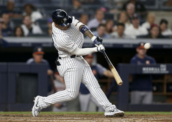 Gleyber Torres on his first MLB hit 