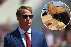 Lane Kiffin and his daughter Landry Kiffin