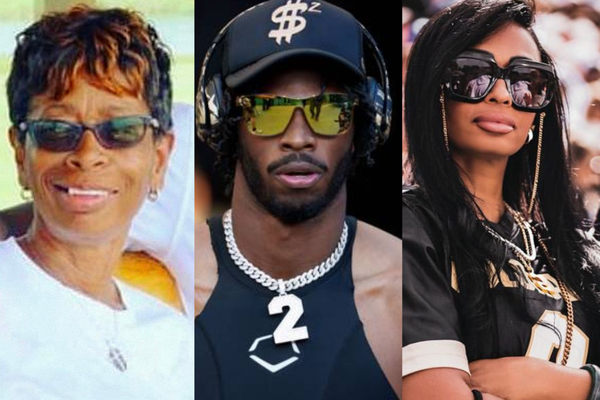 Deion Sanders&#8217; mother Connie, Shedeur Sanders, Pilar Sanders