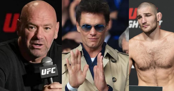 Dana White, Tom Brady, Sean Strickland