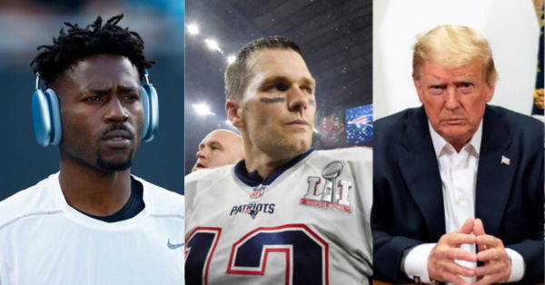 Antonio Brown, Tom Brady, Donald Trump