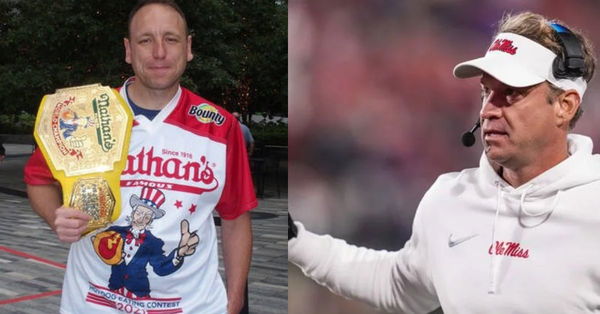 Joey Chestnut, Lane Kiffin