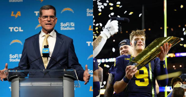 Jim Harbaugh, J.J. McCarthy