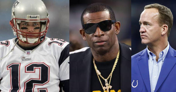 Tom Brady, Deion Sanders, Peyton Manning