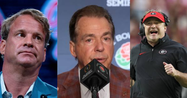 Lane Kiffin, Nick Saban, Kirby Smart