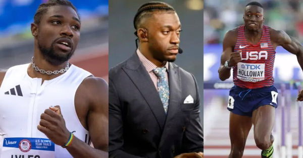 Noah Lyles, Grant Holloway, Robert Griffin III