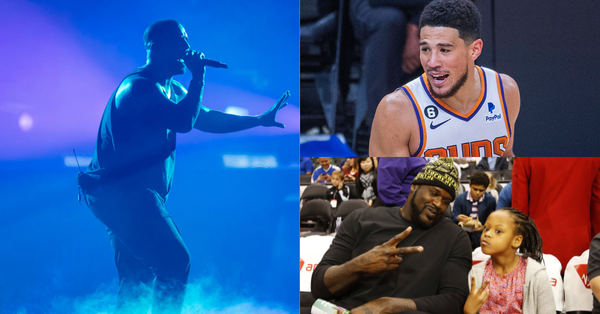 Shaquille O&#8217;Neal, Drake and Devin Booker