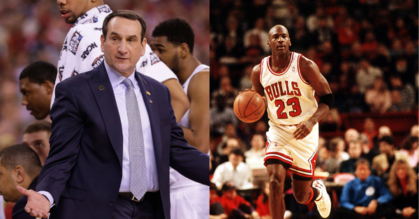 Coach K, Michael Jordan