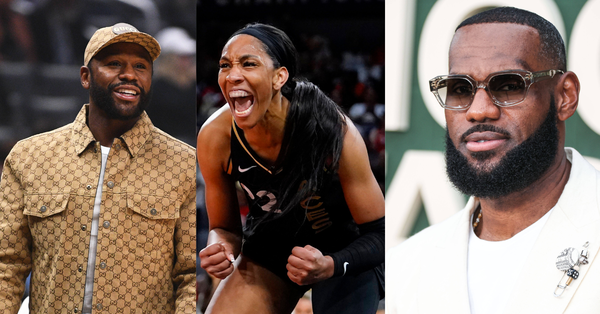 Collage: A&#8217;ja WIlson, Floyd Mayweather, LeBron James