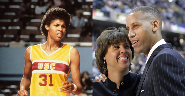 Reggie Miller and Cheryl Miller