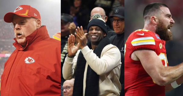 Deion Sanders, Andy Reid, Travis Kelce