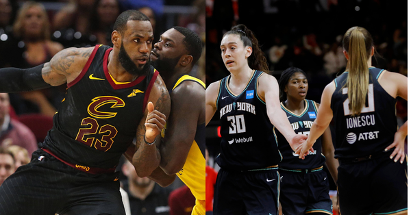 LeBron James, New York Liberty&#8217;s Breanna Stewart and Sabrina Ionescu