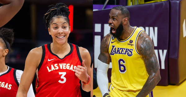 Candace Parker and LeBron James