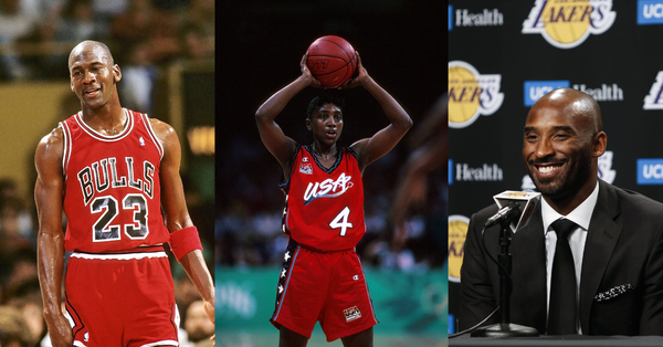 Michael Jordan, Sheryl Swoopes, Kobe Bryant