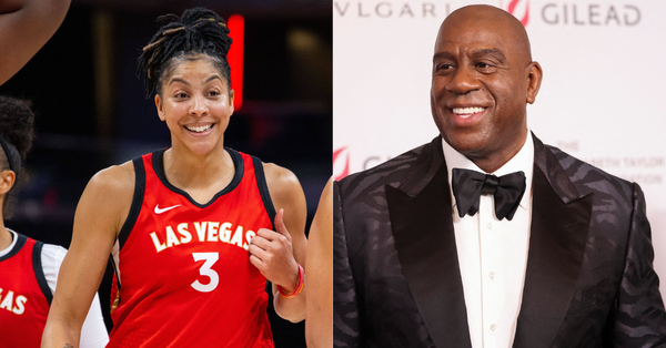 Candace Parker and Magic Johnson