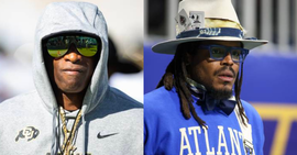 Deion Sanders, Cam Newton collage