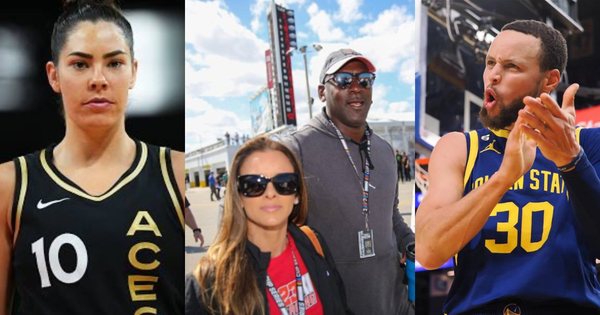 Kelsey Plum, Michael Jordan With Wife, and Stephen Curry