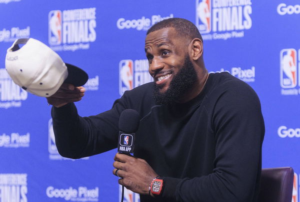 May 22, 2023, Los Angeles, California, USA: LeBron James 6 of the Los Angeles Lakers during a press conference, PK, Pres