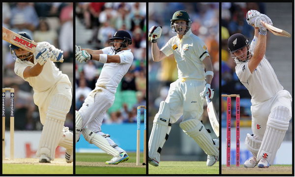 Virat Kohli,Joe Root,Steven Smith,Kane Williamson