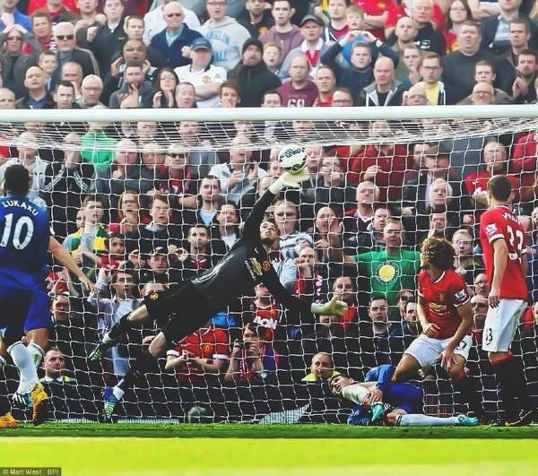 De Gea saves