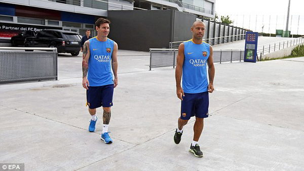 Messi and Mascherano