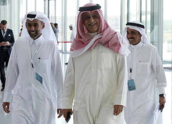 AFC head Sheikh Salman bin Ebrahim Al-Khalifa arrives for a meeting with FIFA task force in Doha