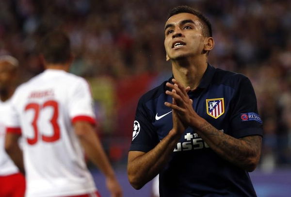 Atletico Madrid&#8217;s Jackson reacts during his Champions League group C soccer match against Benfica in Madrid