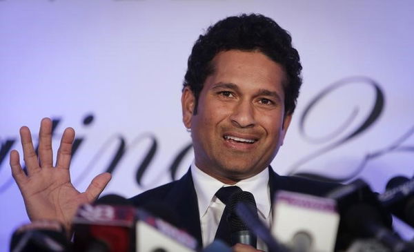 Indian cricket player Tendulkar speaks during a news conference a day after his retirement in Mumbai