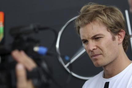 Mercedes Formula One driver Nico Rosberg of Germany speaks with journalists before Mexican F1 Grand Prix at Autodromo Hermanos Rodriguez in Mexico City