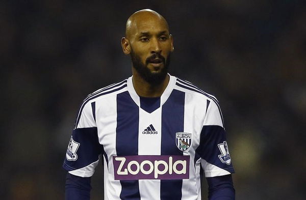 West Bromwich Albion&#8217;s Nicolas Anelka looks on during their English Premier League soccer match against Everton at The Hawthorns in West Bromwich