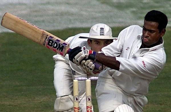 SRIDHARAN SRIRAM OF THE BOARD PRESIDENT&#8217;S X1 ON HIS WAY TO CENTURYDURING GAME AGAINST ENGLAND IN &#8230;