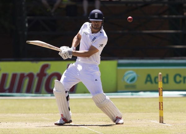 England&#8217;s Cook plays a shot during a cricket tour match against the South Africa A side in Pietermaritzburg