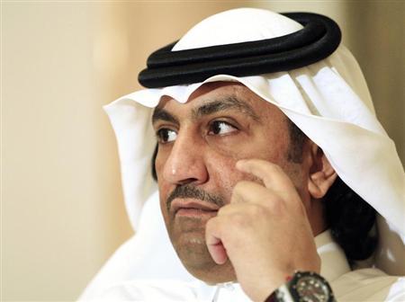 Sheikh Abdullah al Thani, new chairman of Spanish football club Malaga, is seen during an interview in Doha December 9, 2010