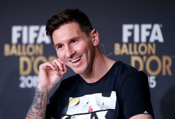 Nominee for 2015 FIFA World Player of the Year Messi attends news conference in Zurich