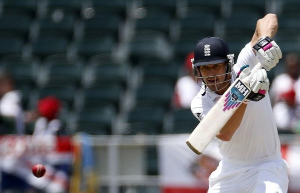 England&#8217;s Nick Compton plays a shot during the third cricket test match against South Africa in Johannesburg