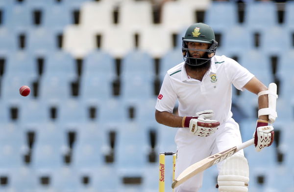 South Africa&#8217;s Hashim Amla plays a shot during the fourth cricket test match against England at Centurion