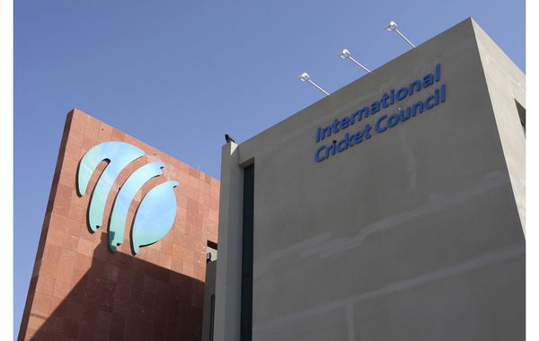 The International Cricket Council ICC HQ is seen in Dubai