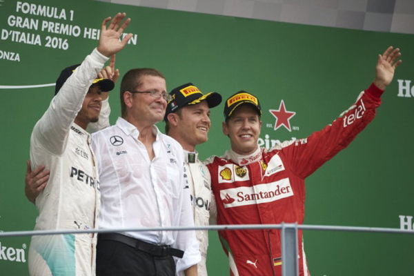 Italian Grand Prix Podium