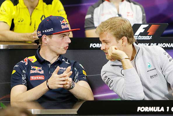 Max Verstappen, Nico Rosberg