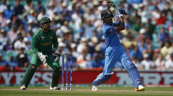 India&#8217;s Hardik Pandya in action