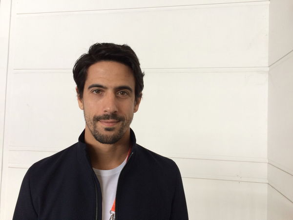 Brazilian racing driver Lucas di Grassi poses at the Web Summit in Lisbon where he talked about driving electric cars in Formula E to tackle rising air pollution and his role as a United Nations Environment Clean Air Advocate. Photo taken on November 8, 20