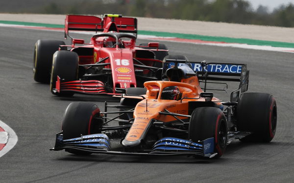 Carlos Sainz racing Ferrari