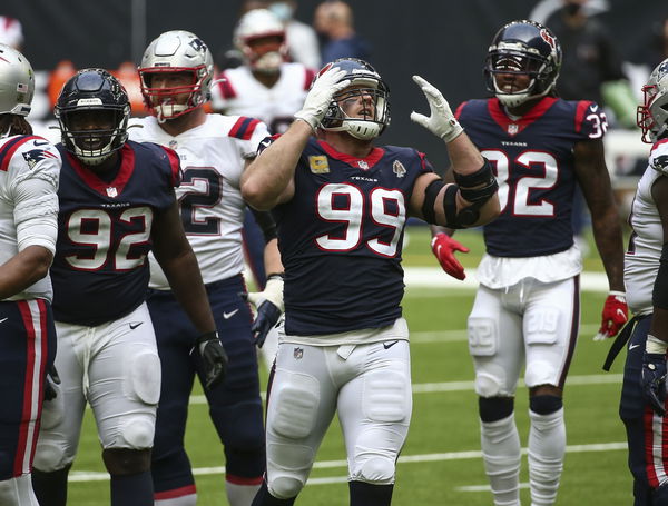 Former Texans safety Justin Reid celebrates Chiefs' Super Bowl win