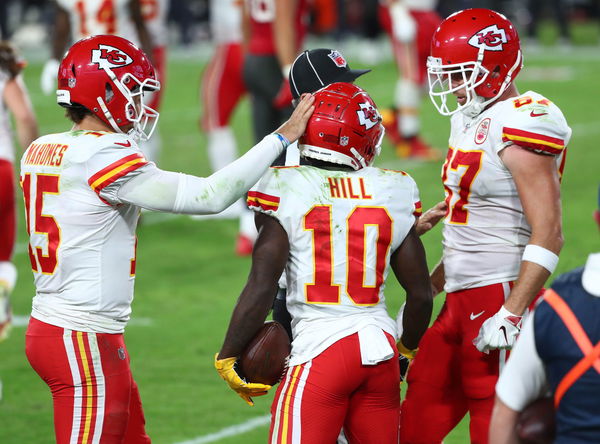 Kansas City Chiefs tight end Travis Kelce hails 'warrior' Patrick