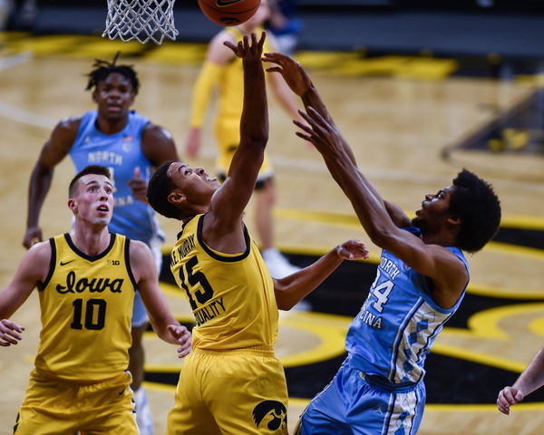 NCAA Basketball: North Carolina at Iowa